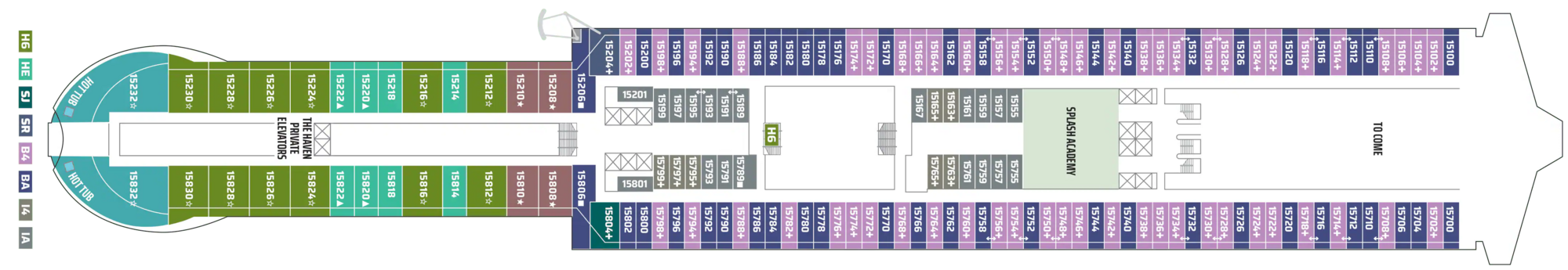 Deck 15 plan